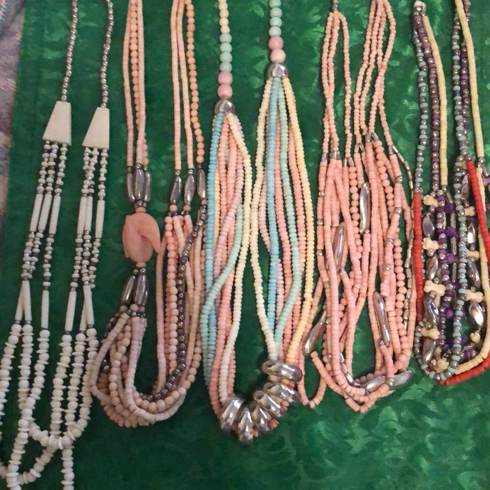 African beaded necklaces